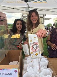 Popcorn at Rockin Block Party