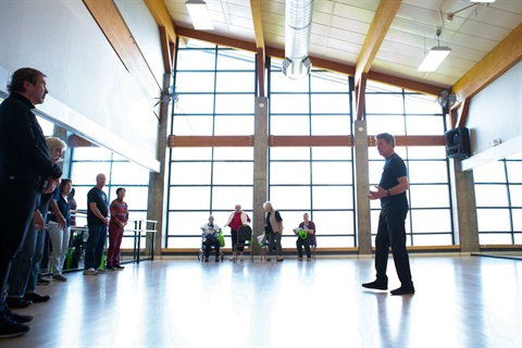 Fitness class at Whitlock