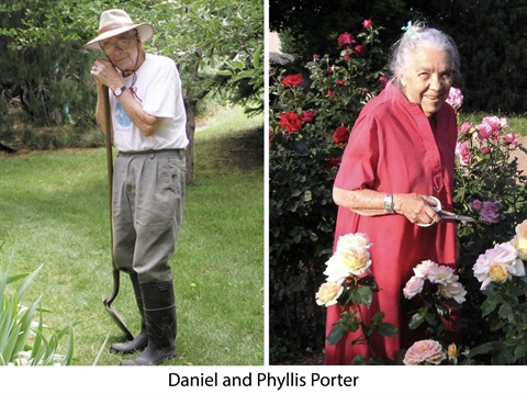 A photo of Daniel and Phyllis Porter.